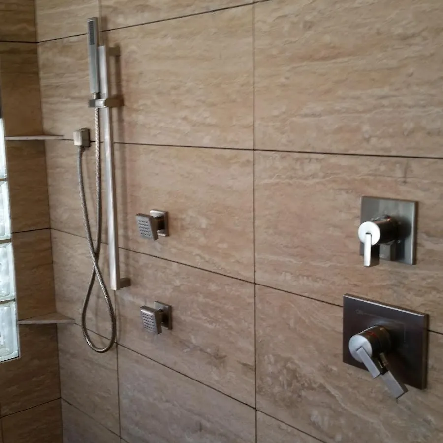 Shower fixture installation for Water Heater Replacement in Milford